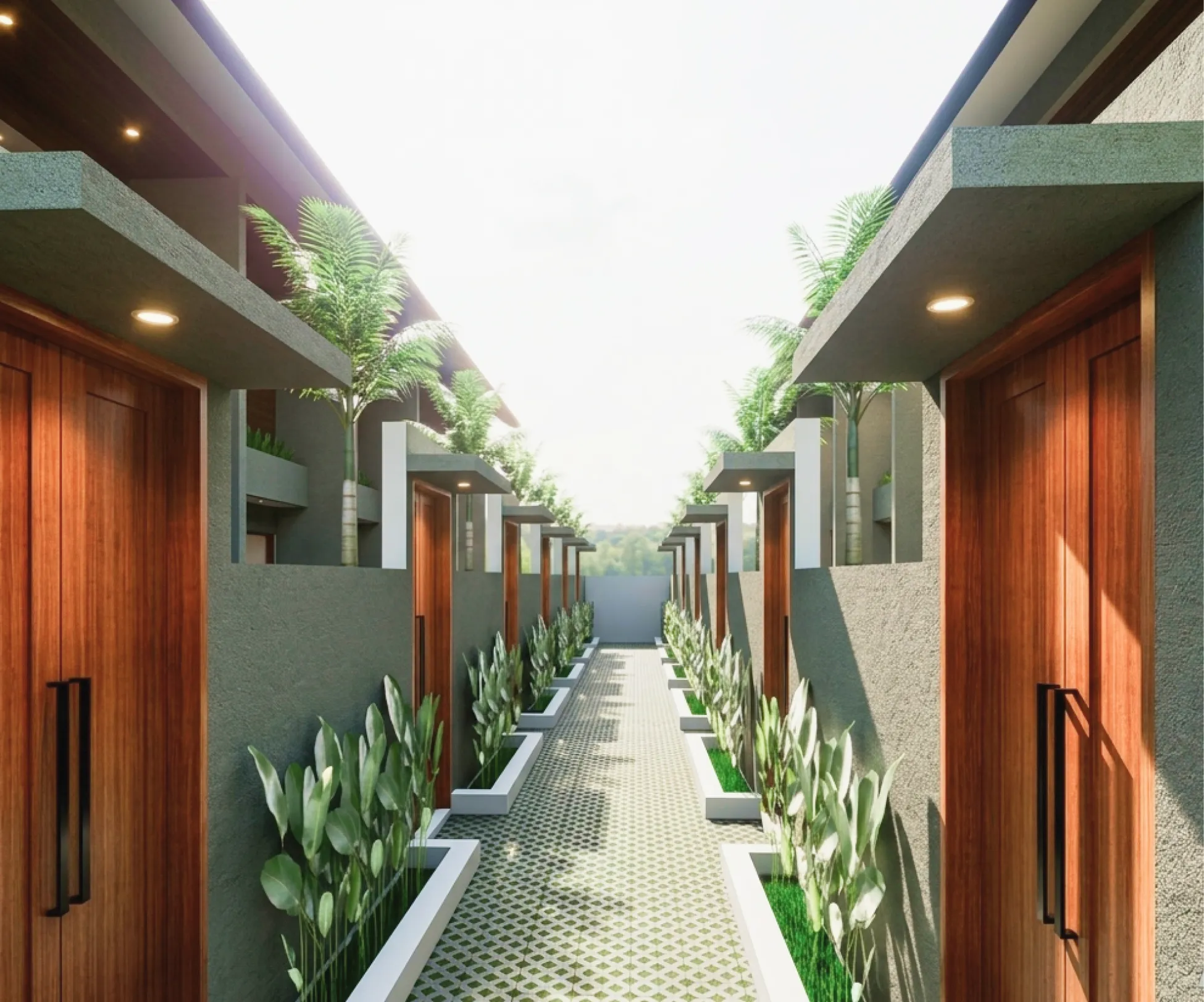 Villa corridor